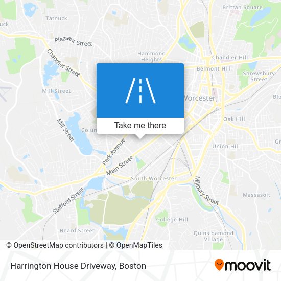 Mapa de Harrington House Driveway