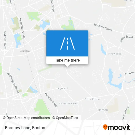 Barstow Lane map