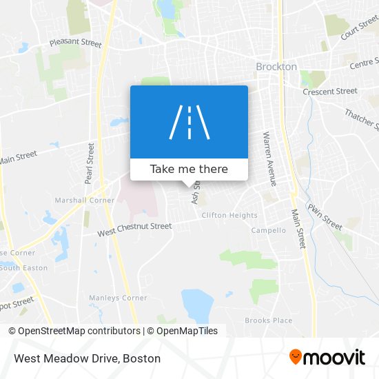 Mapa de West Meadow Drive