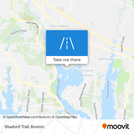 Mapa de Bluebird Trail