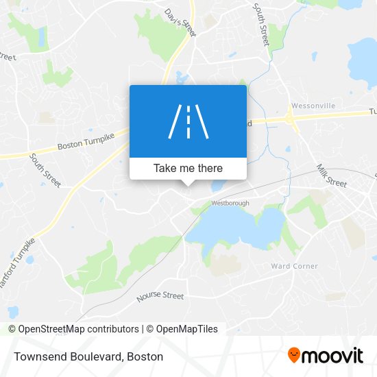 Mapa de Townsend Boulevard