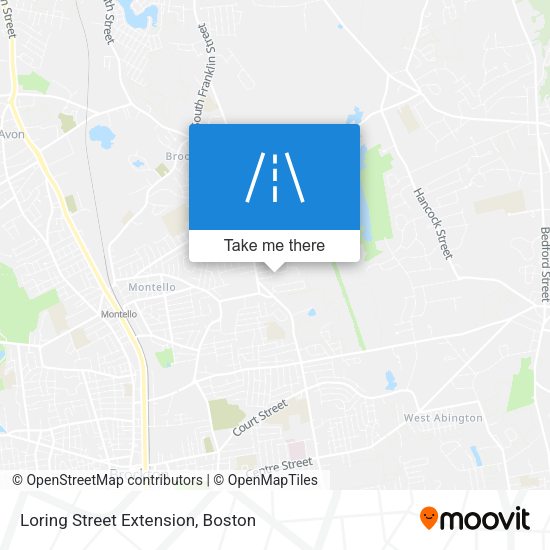 Mapa de Loring Street Extension