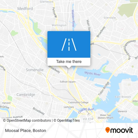 Moosal Place map
