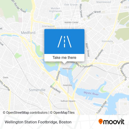 Mapa de Wellington Station Footbridge