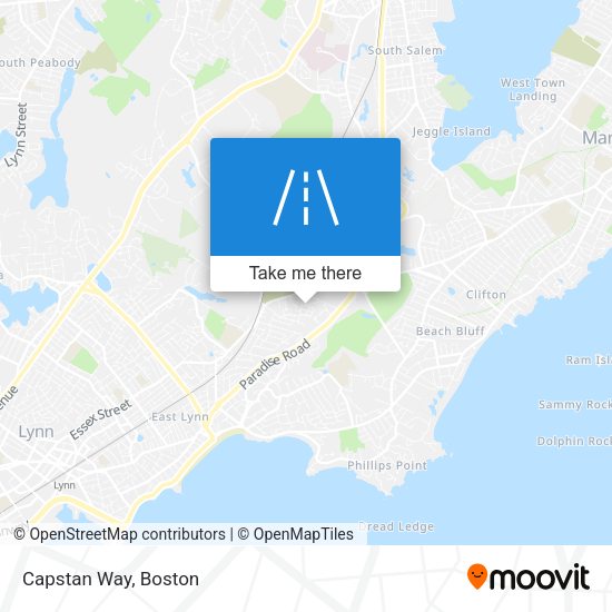 Mapa de Capstan Way
