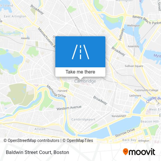 Mapa de Baldwin Street Court