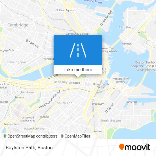 Boylston Path map