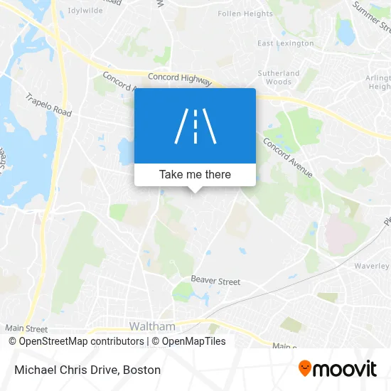 Michael Chris Drive map