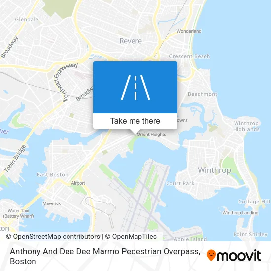Mapa de Anthony And Dee Dee Marmo Pedestrian Overpass