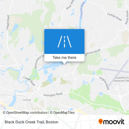 Mapa de Black Duck Creek Trail