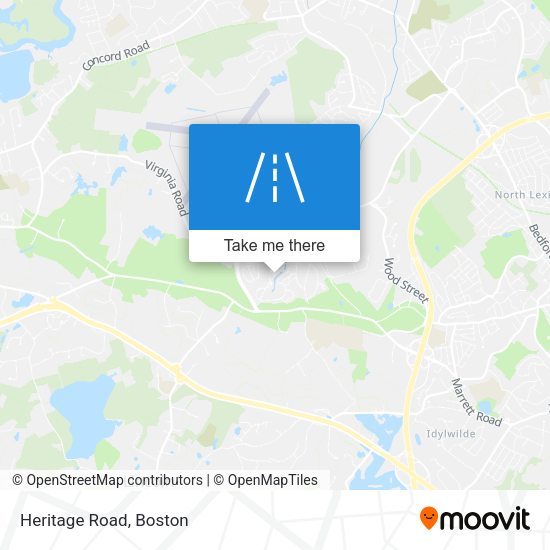 Mapa de Heritage Road
