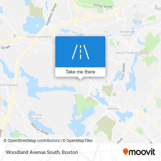 Mapa de Woodland Avenue South