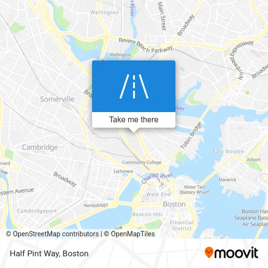Half Pint Way map