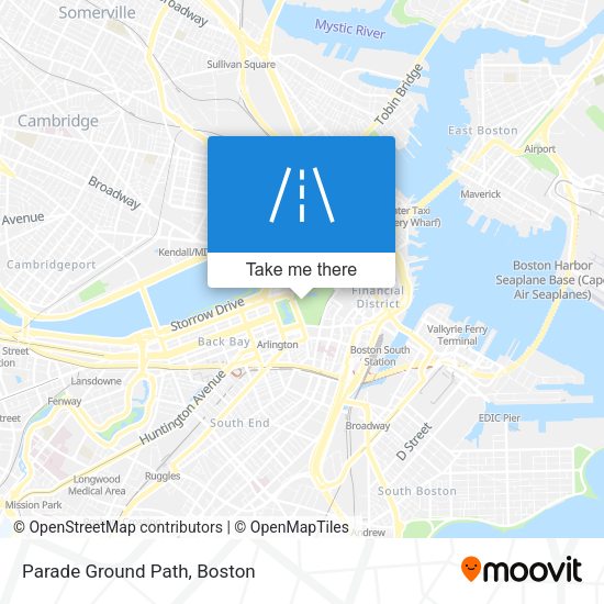 Mapa de Parade Ground Path