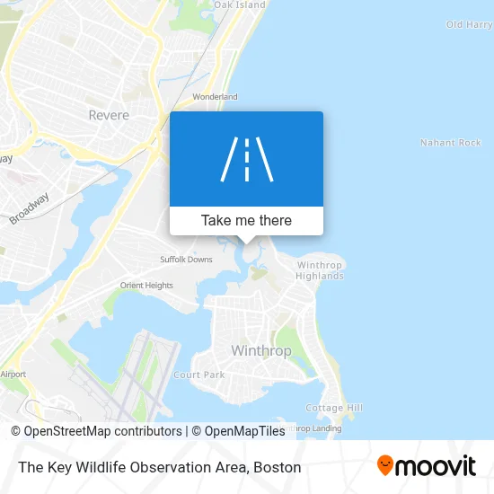 The Key Wildlife Observation Area map