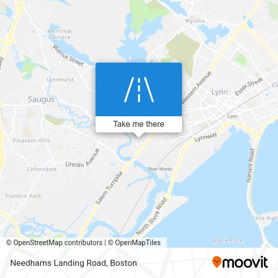 Mapa de Needhams Landing Road