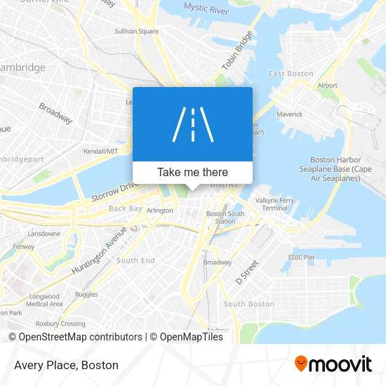 Avery Place map