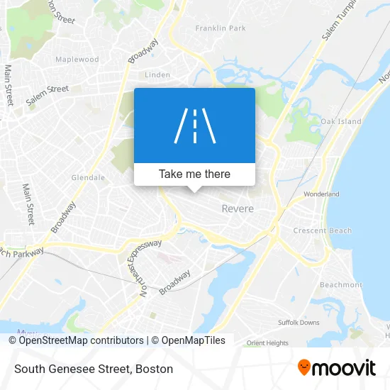 South Genesee Street map