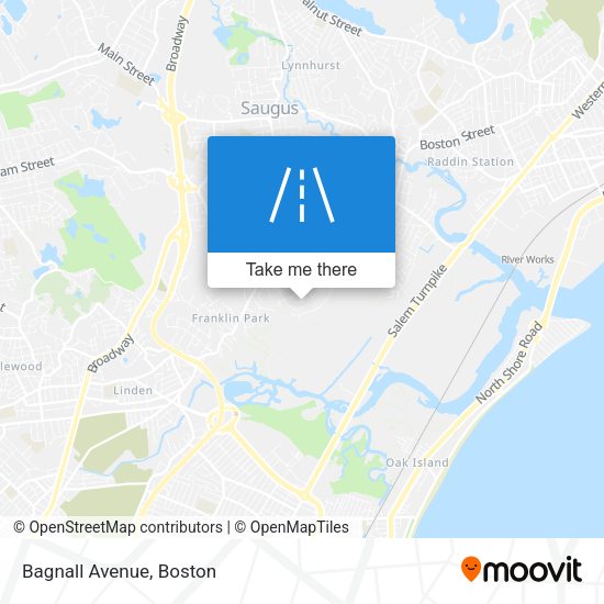 Mapa de Bagnall Avenue