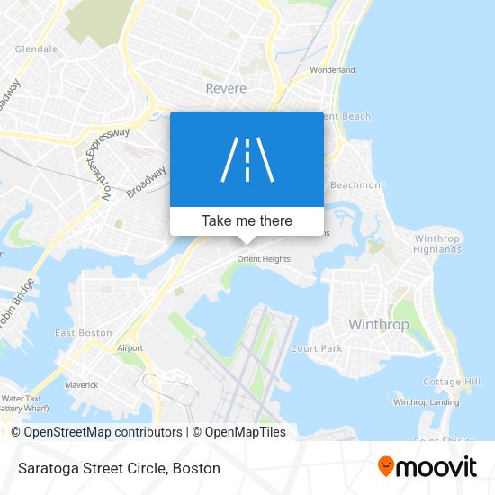 Saratoga Street Circle map