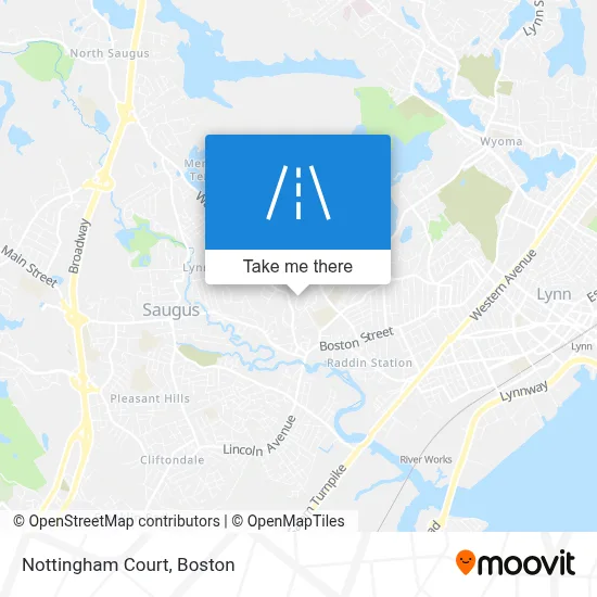 Nottingham Court map