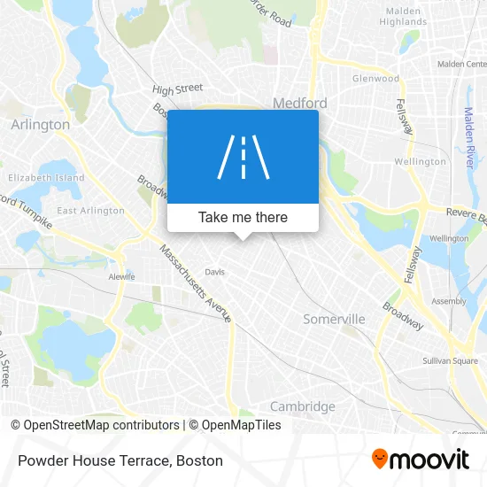 Powder House Terrace map