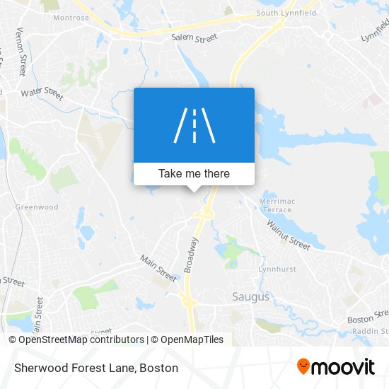 Sherwood Forest Lane map