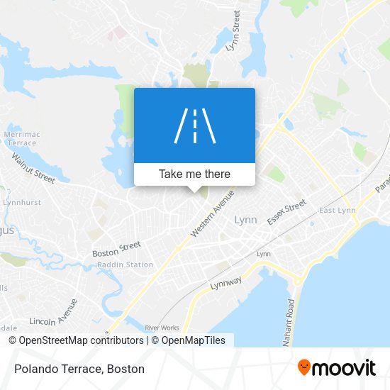 Mapa de Polando Terrace