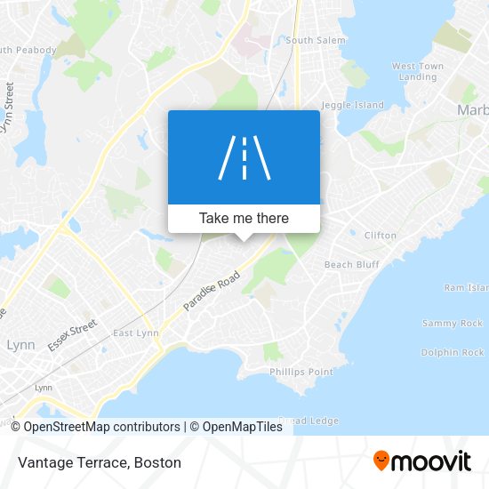 Mapa de Vantage Terrace