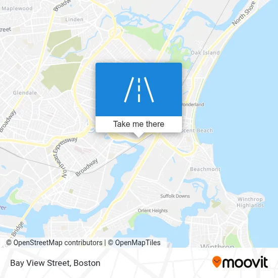Bay View Street map