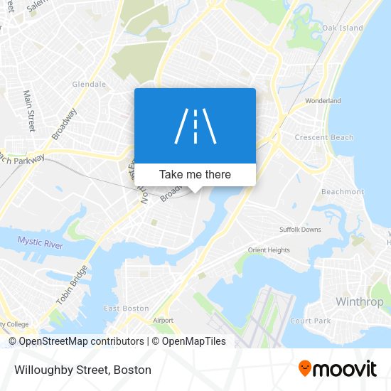 Mapa de Willoughby Street