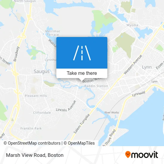 Marsh View Road map
