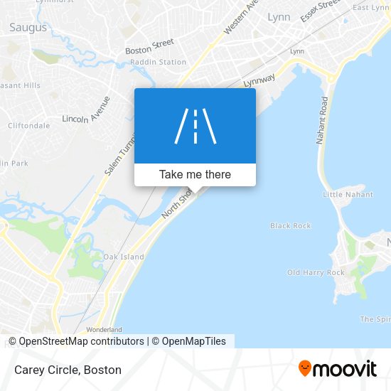 Mapa de Carey Circle