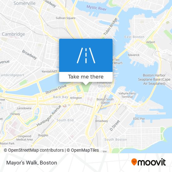 Mayor's Walk map