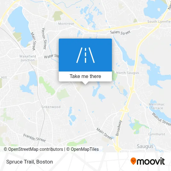 Spruce Trail map