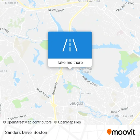 Sanders Drive map