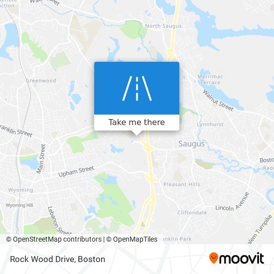 Mapa de Rock Wood Drive