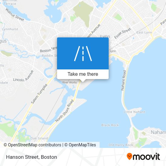 Mapa de Hanson Street