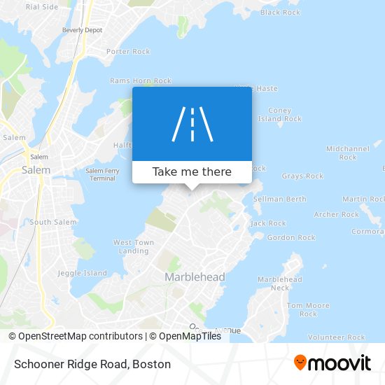 Mapa de Schooner Ridge Road