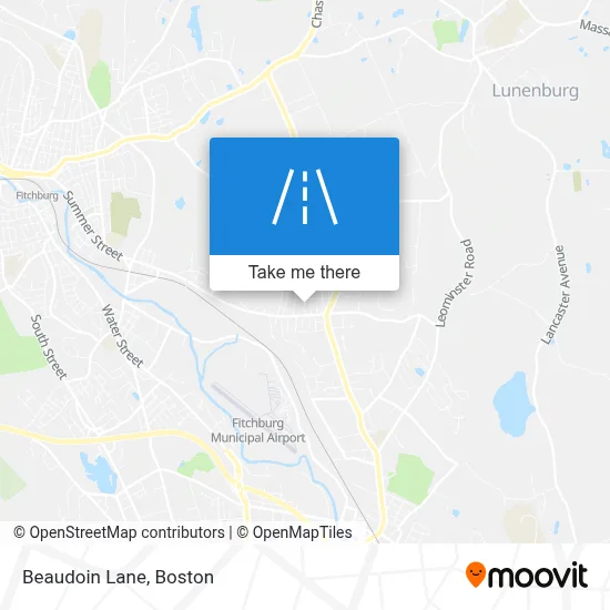 Beaudoin Lane map
