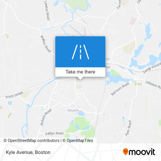 Kyle Avenue map