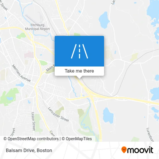 Balsam Drive map