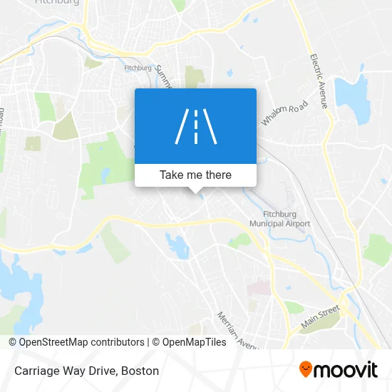 Carriage Way Drive map