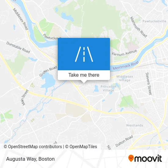 Augusta Way map
