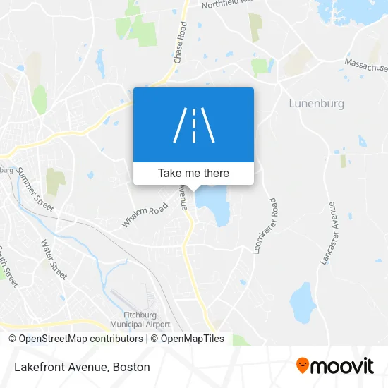 Lakefront Avenue map
