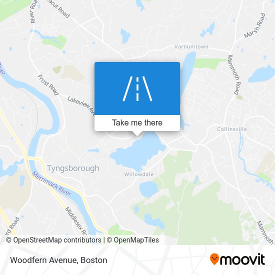 Mapa de Woodfern Avenue
