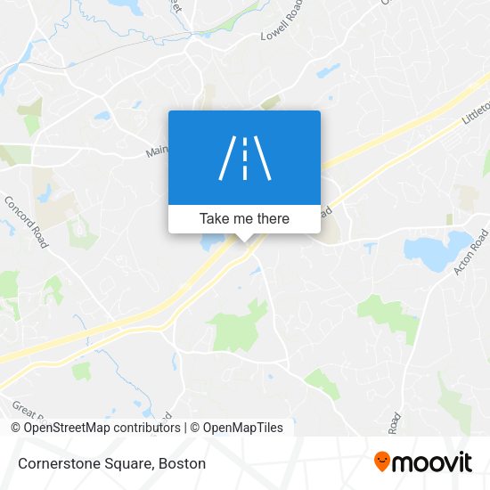 Mapa de Cornerstone Square