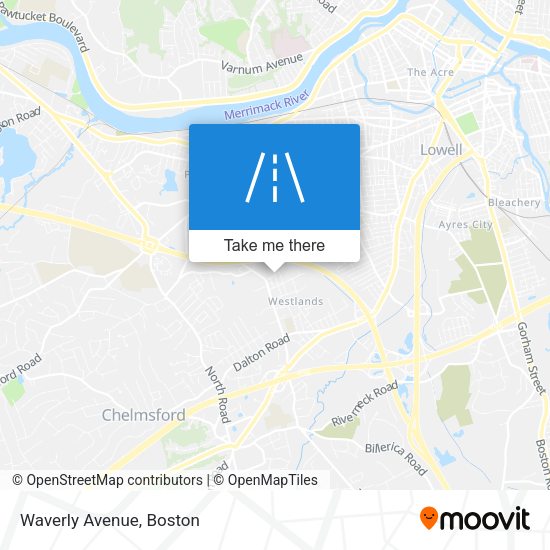 Mapa de Waverly Avenue