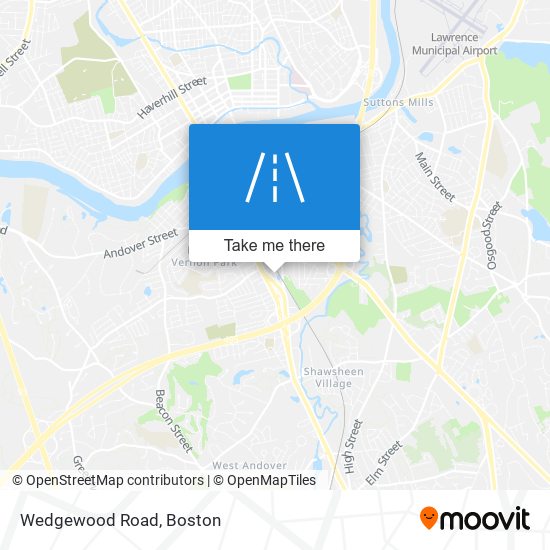 Mapa de Wedgewood Road