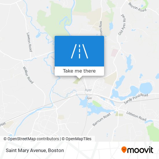 Saint Mary Avenue map